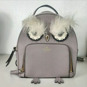 Kate Spade Designer Star Bright Owl Backpack Shoulder Bag